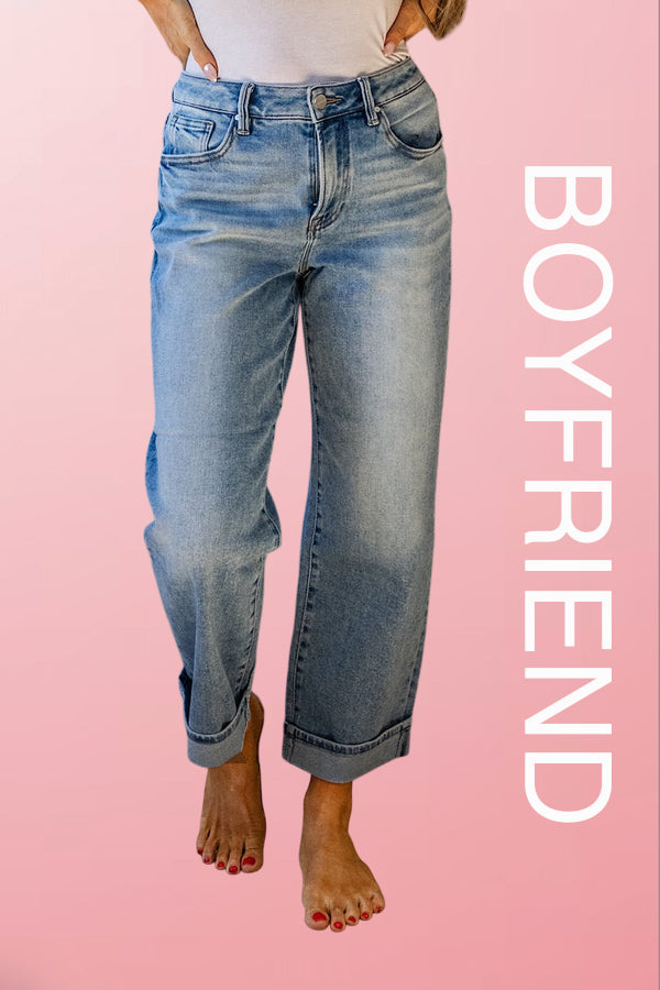 Women’s Boyfriend-Fit Jeans