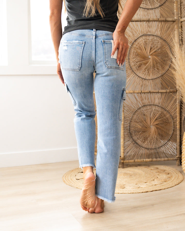 Lovervet So Promising Straight Cargo Jeans  Vervet   