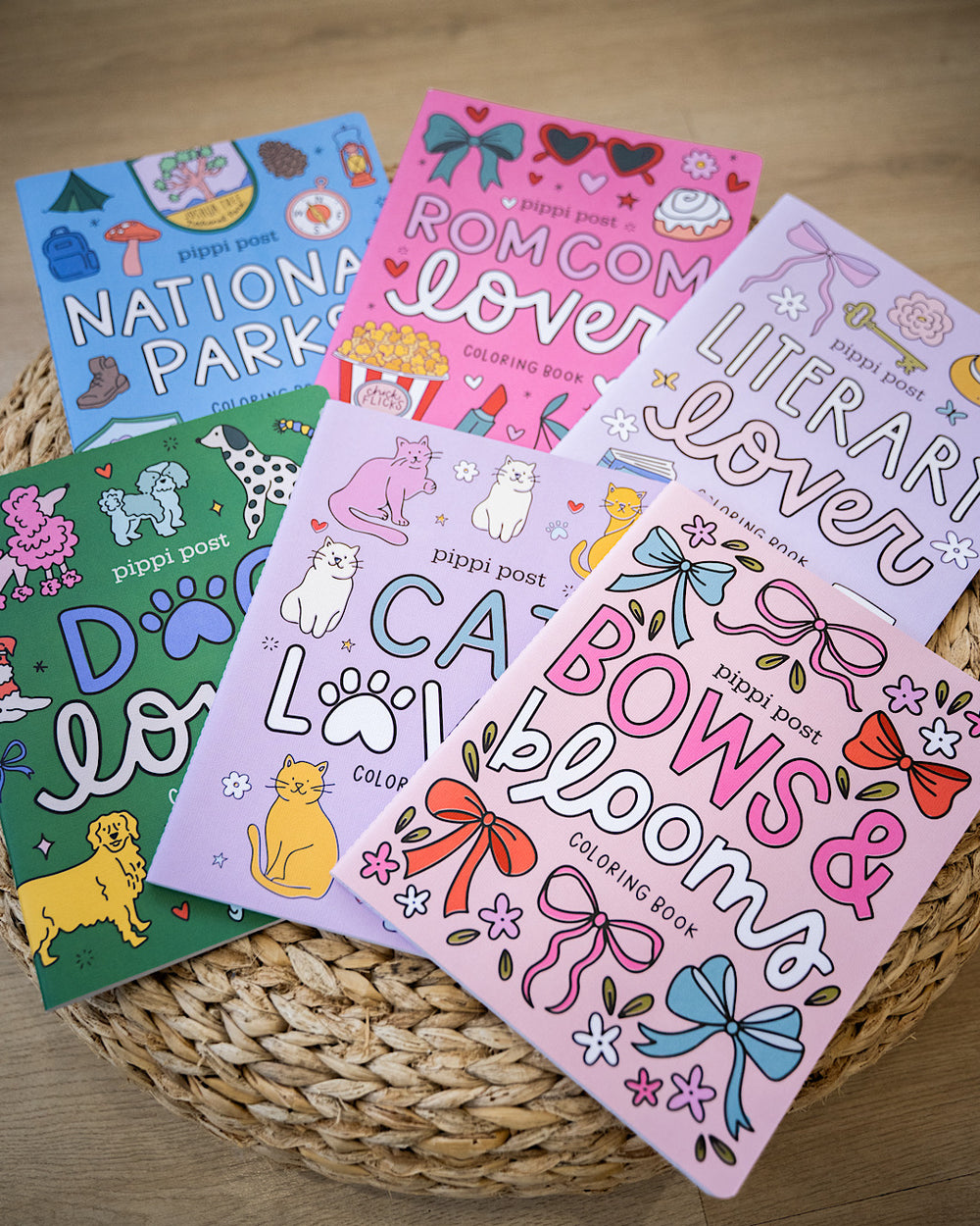 NEW! Pippi Post Coloring Book - 6 Options Pippi Post