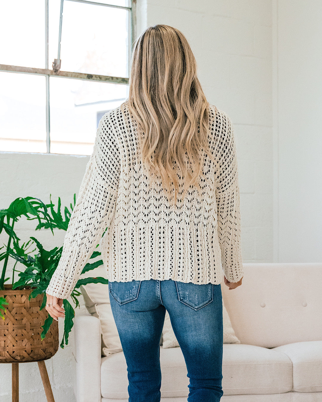 Kate Ivory Open Knit Sweater FINAL SALE  Sew In Love   