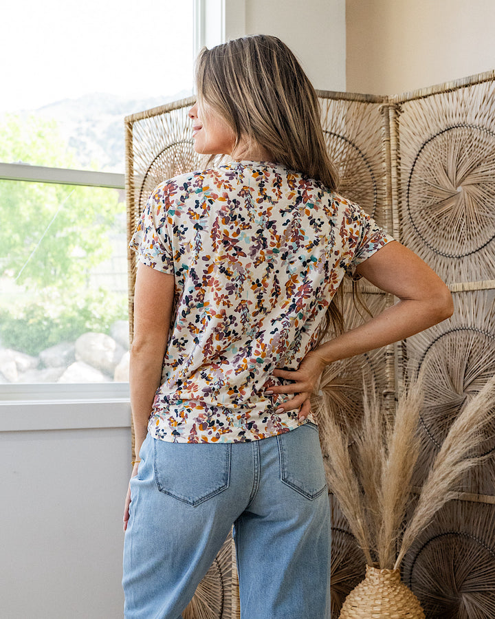 NEW! Kylee Floral Short Sleeve Top Bombom