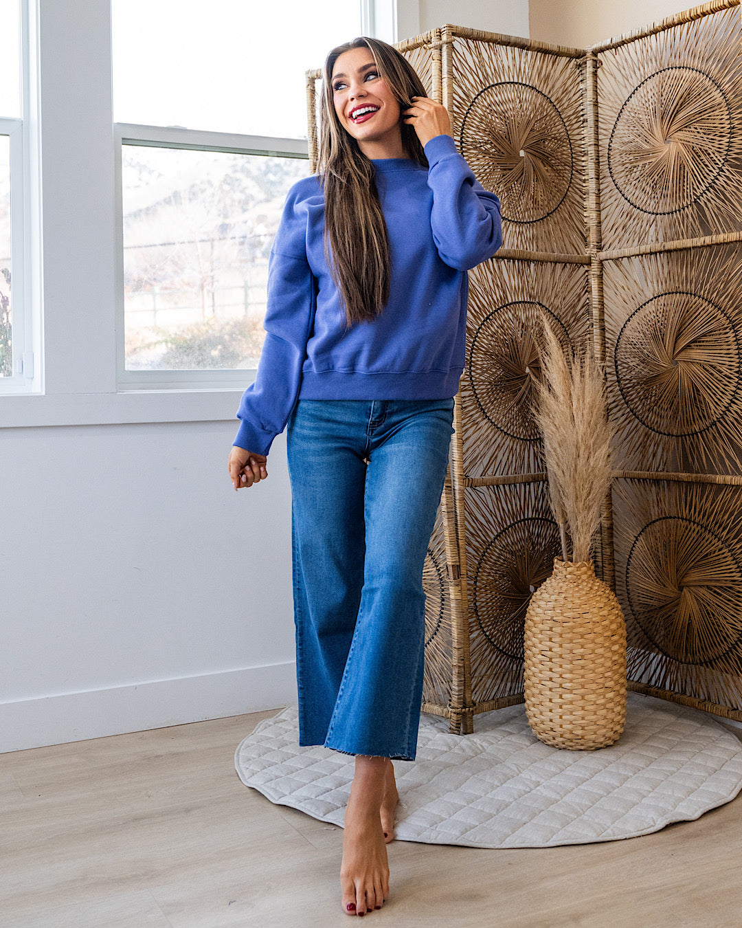 NEW! Cozy Crewneck Sweatshirt - Marlin Zenana