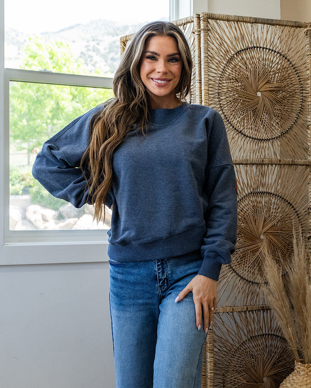 NEW! Wanakome Winnie Tulip Sweatshirt - Navy Wanakome
