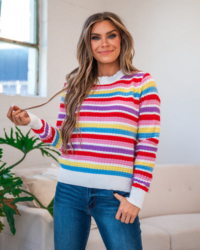 True Love Rainbow Sweater FINAL SALE  Bibi   