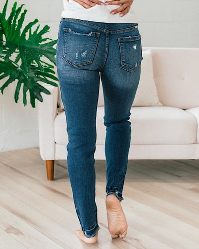 KanCan Esther Released Hem Distressed Skinny Jeans FINAL SALE  KanCan   