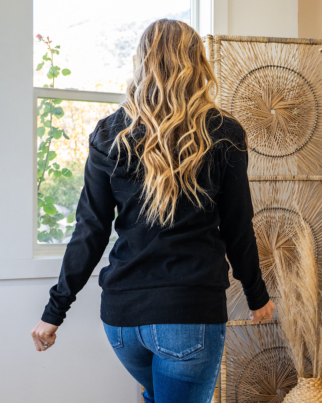 Ampersand Ave Midnight Rose HalfZip Hoodie Ampersand Ave