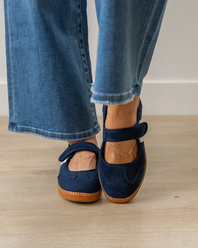 NEW! Corkys Calm Down Mary Jane Sneakers - Navy Corkys Footwear