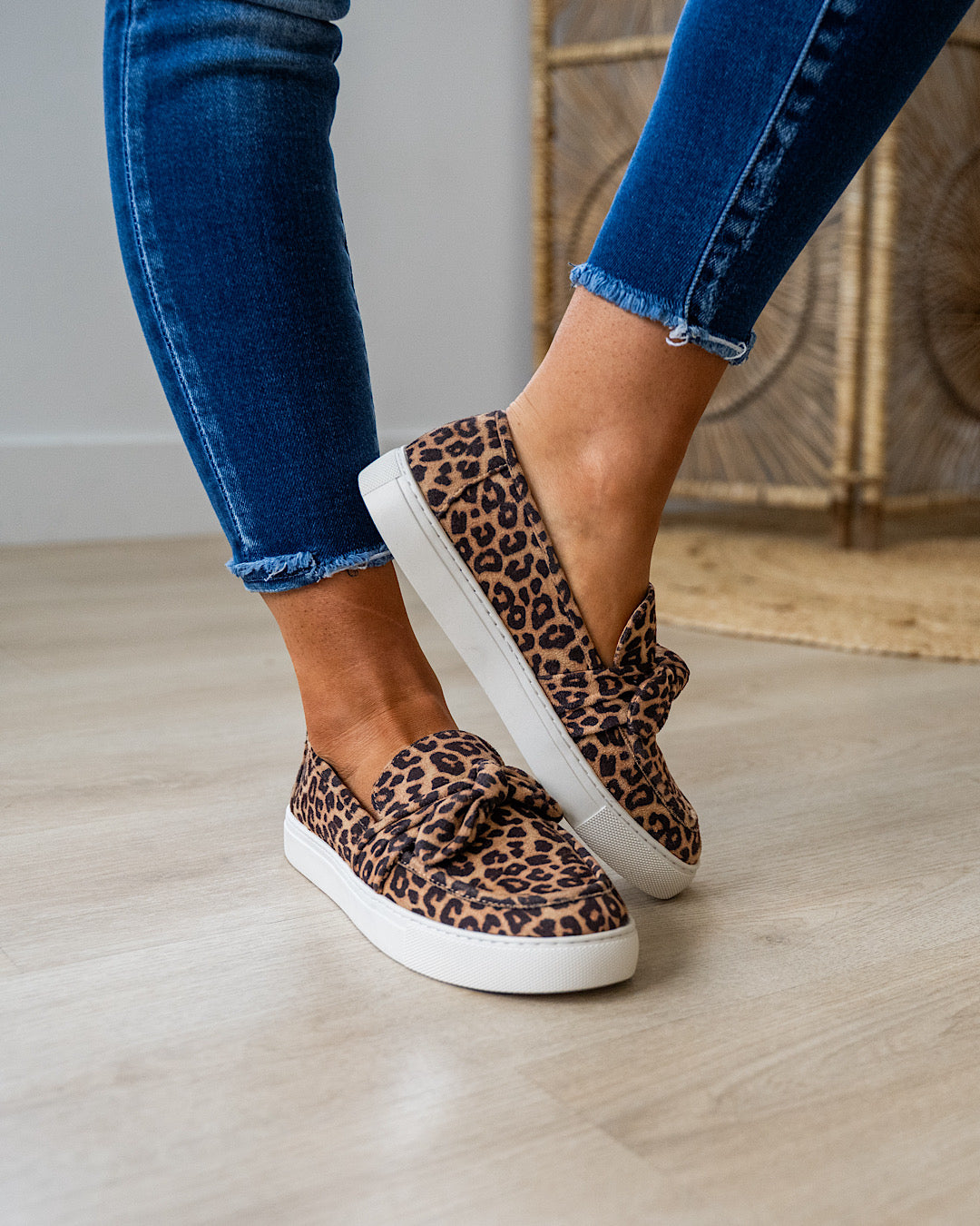 NEW! Corkys Why Knot Slip On Sneakers - Leopard Corkys Footwear