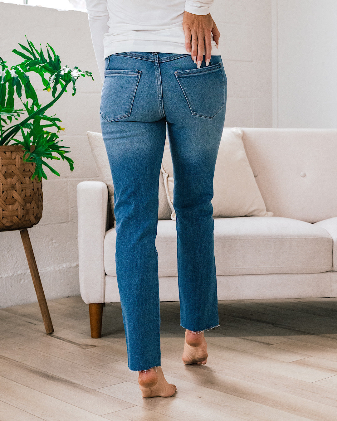 KanCan Kelly Cross Over Straight Jeans FINAL SALE  KanCan   