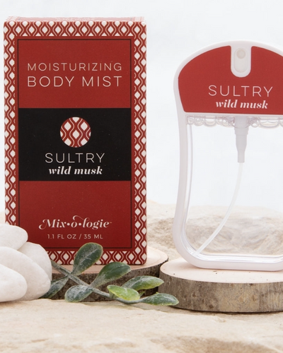 Moisturizing Body Mist Perfume - 12 Scents Mix-o-logie One Size Sultry - Wild Musk