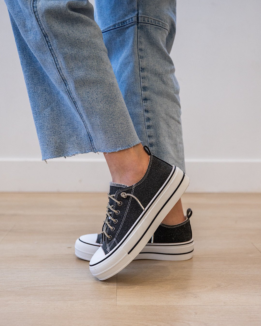 Very G Harmon Sparkle Sneakers - Color Options Available! Very G Black