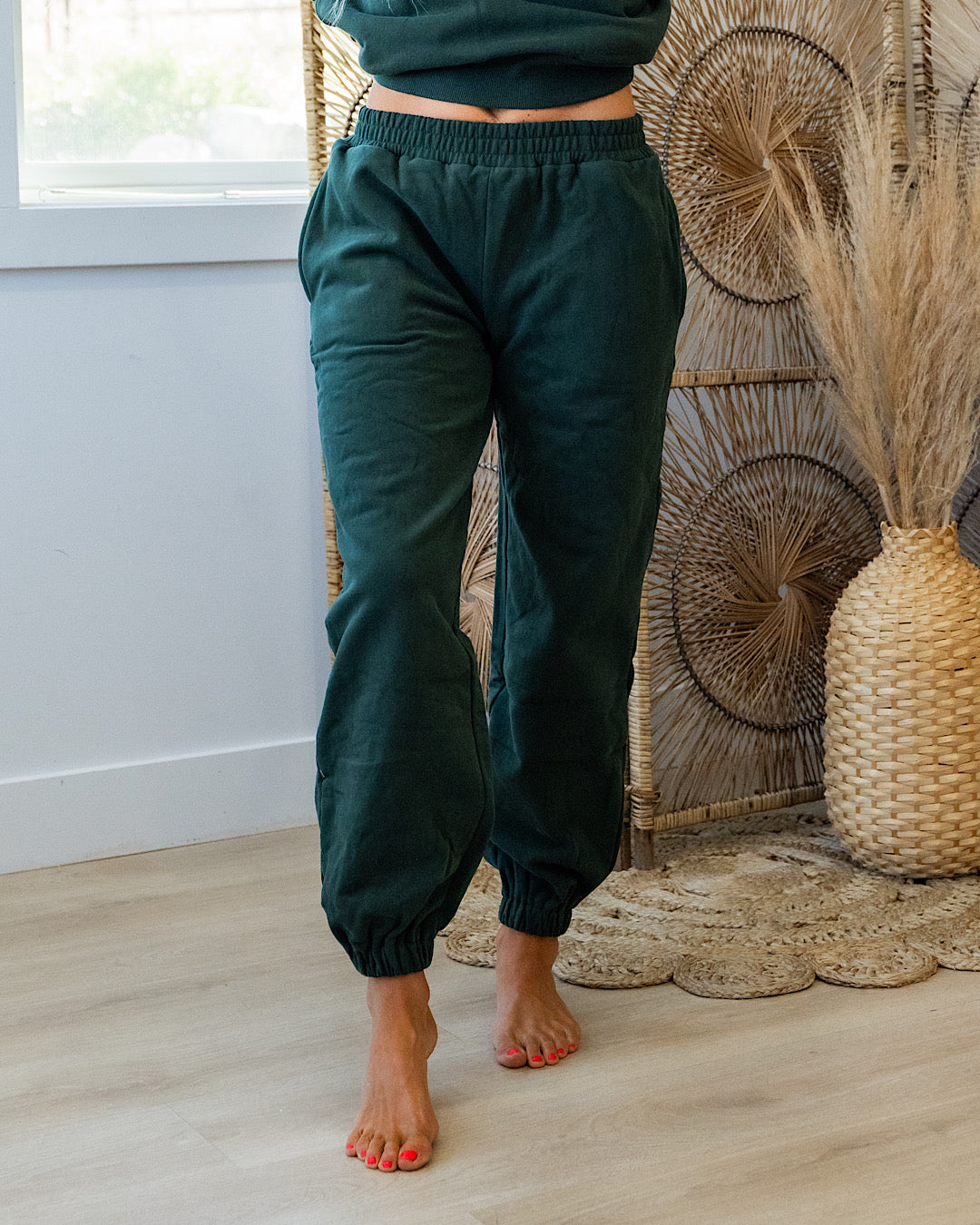 Ampersand Ave Never Better Joggers - Forest Green Ampersand Ave