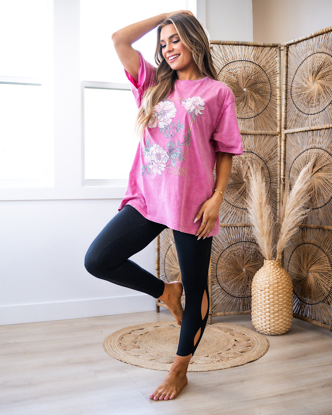 NEW! Grow in Grace Pink Tee  Zutter   