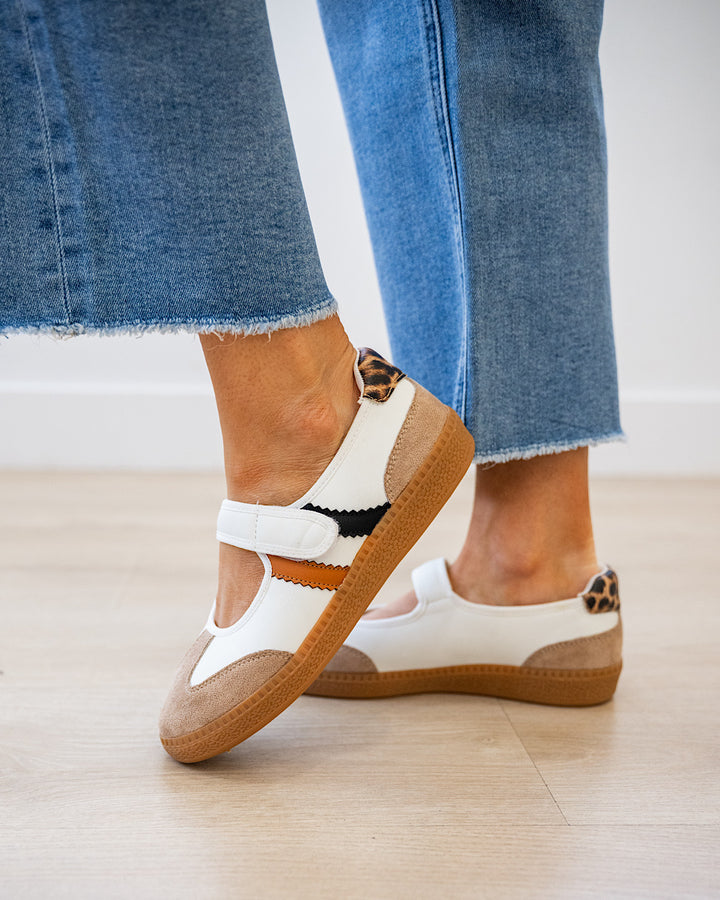 Corkys Calm Down Mary Jane Sneakers - Sand Corkys Footwear