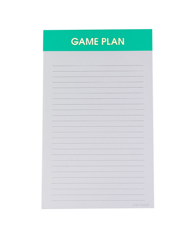 Note Pads - 5 Sayings Chez Gagne One Size Game Plan