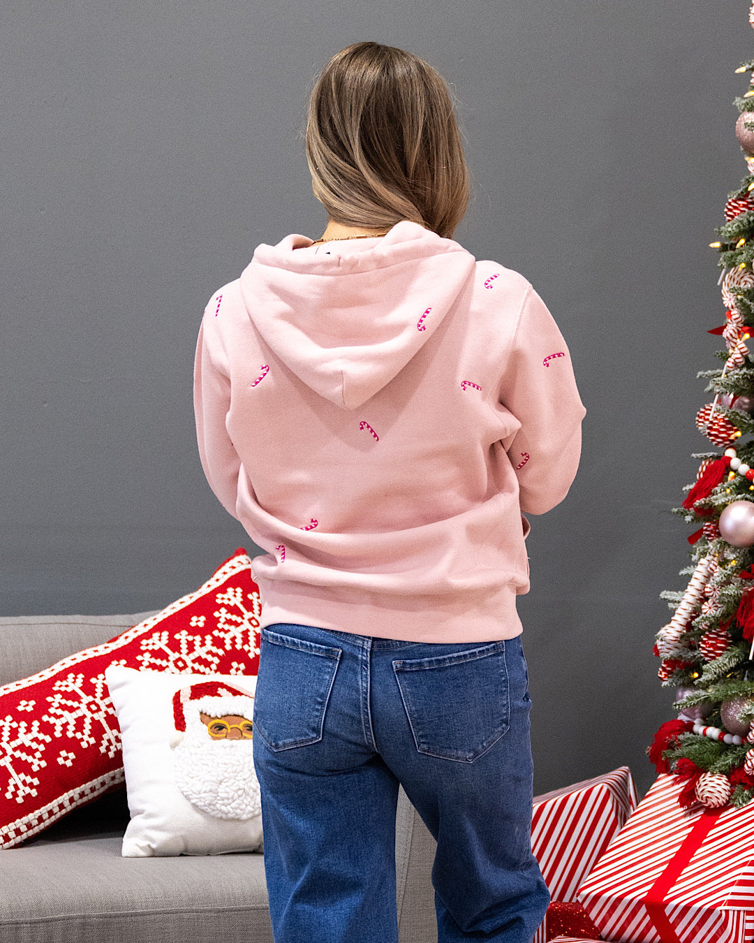 Ampersand Ave Signature Hoodie - Candy Cane Lane FINAL SALE Ampersand Ave