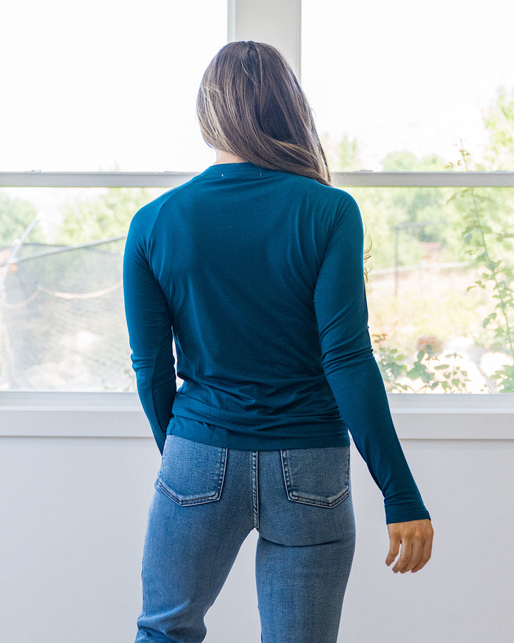 NEW! Blair Long Sleeve Top - Teal