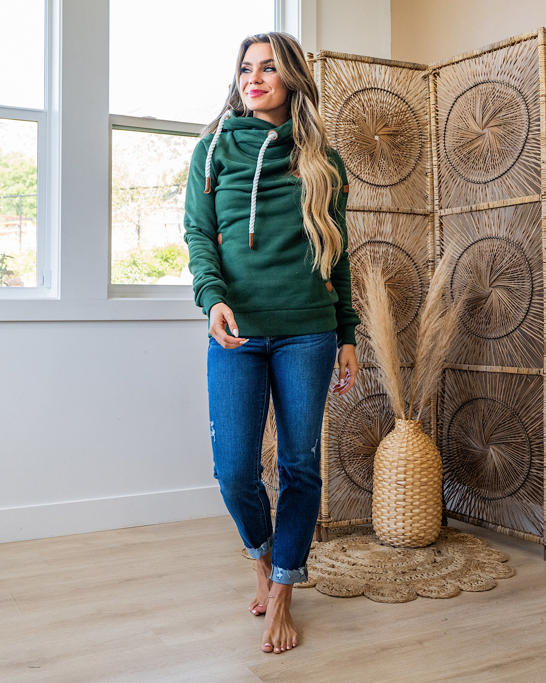 NEW! Wanakome Artemis Hoodie - Deep Forest  Wanakome   