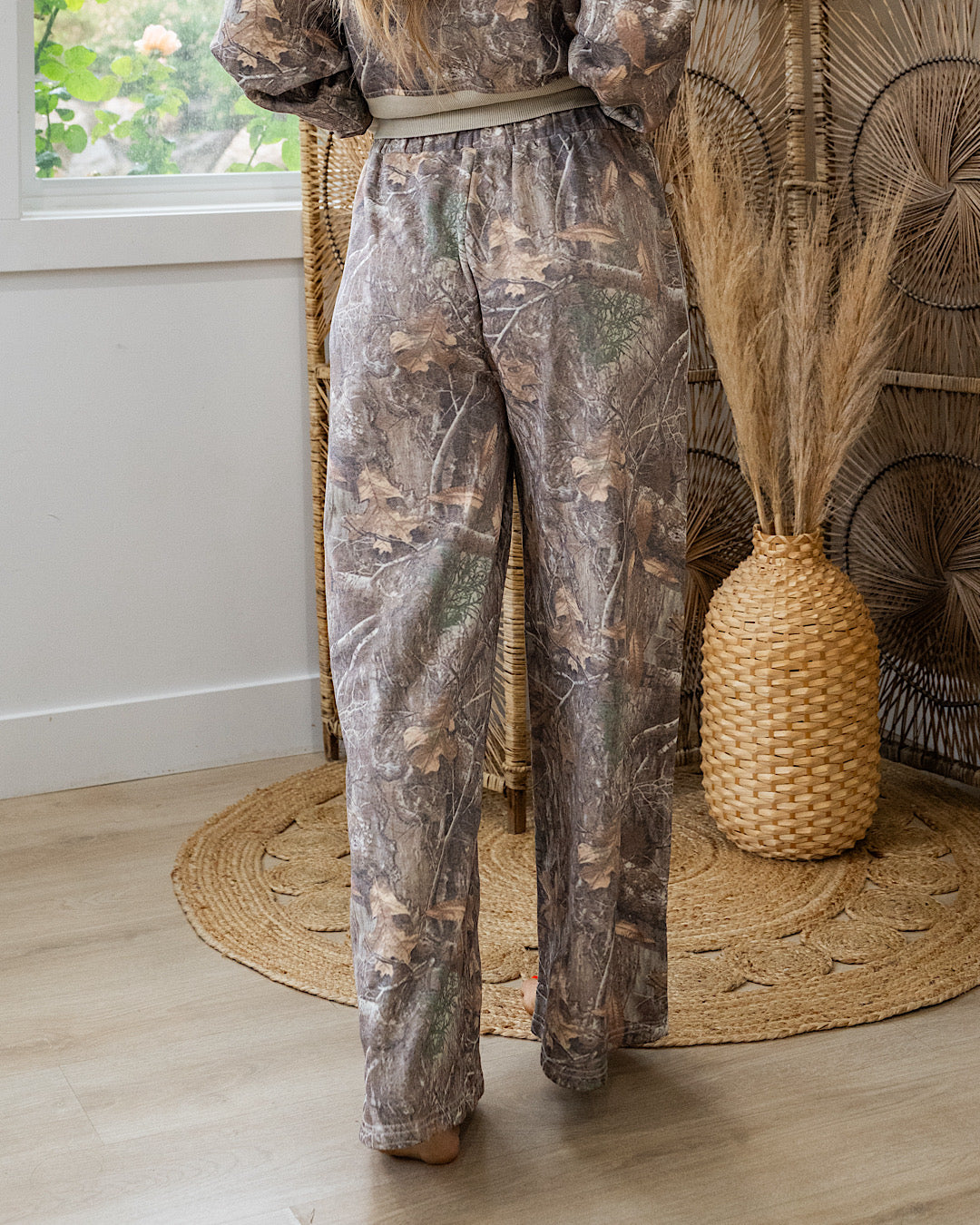 NEW! Drift Away Wide Leg Lounge Pants - Camo Blakely