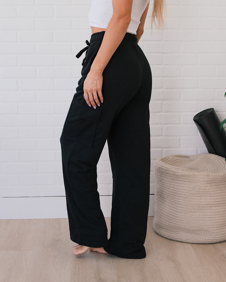 Rae Mode Cargo Lounge Pants - Black  Rae Mode   