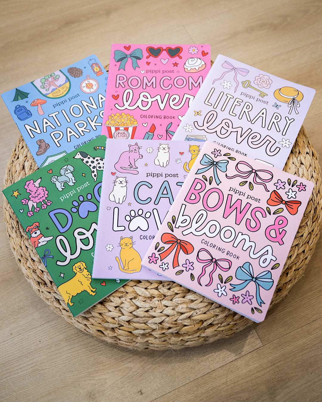 NEW! Pippi Post Coloring Book - 6 Options Pippi Post