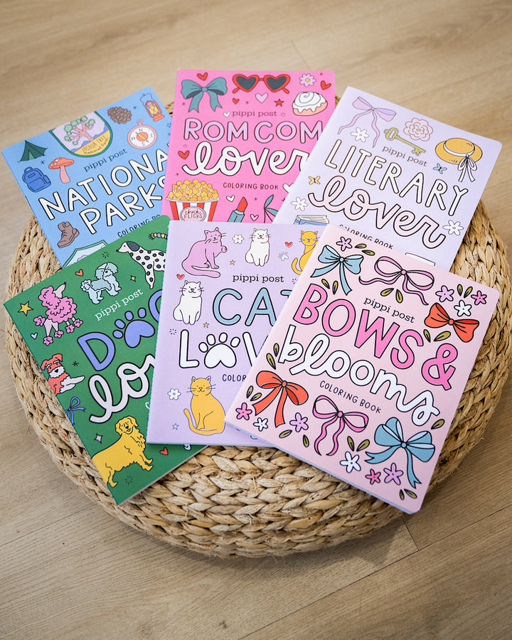 NEW! Pippi Post Coloring Book - 6 Options Pippi Post