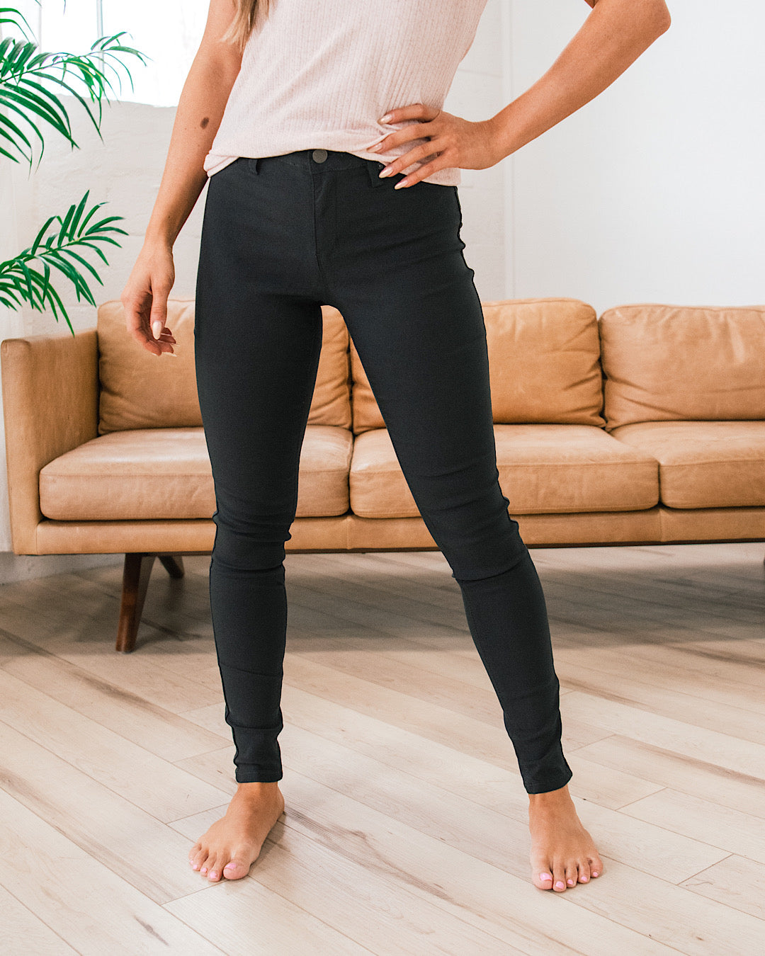 Hyperstretch Skinny Jeans Regular and Plus - Jet Set  YMI   