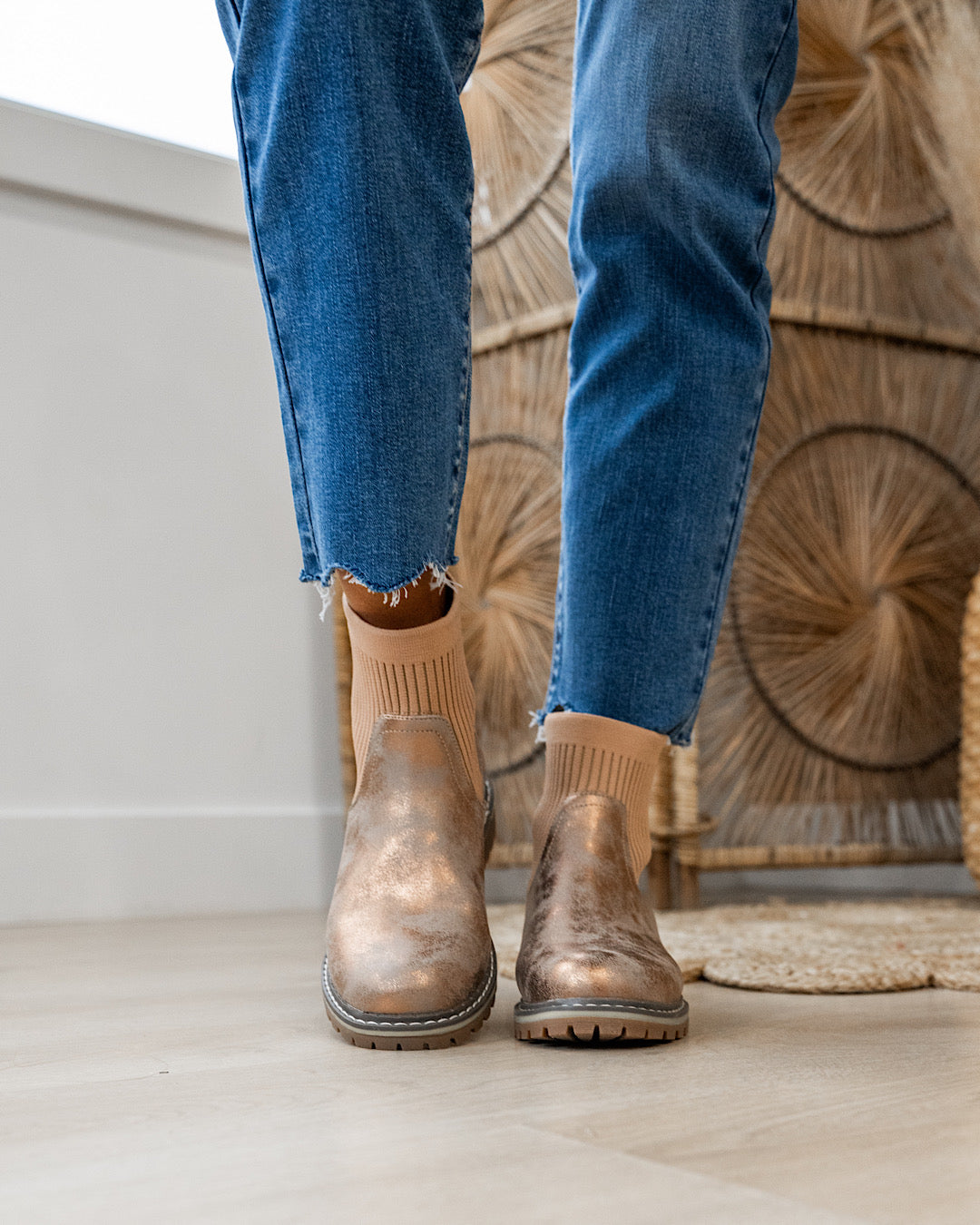 Corkys Cabin Fever Bootie - Washed Bronze Corkys Footwear