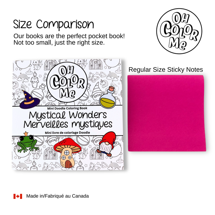NEW! Mini Coloring Books - 3 Options Oh Color Me