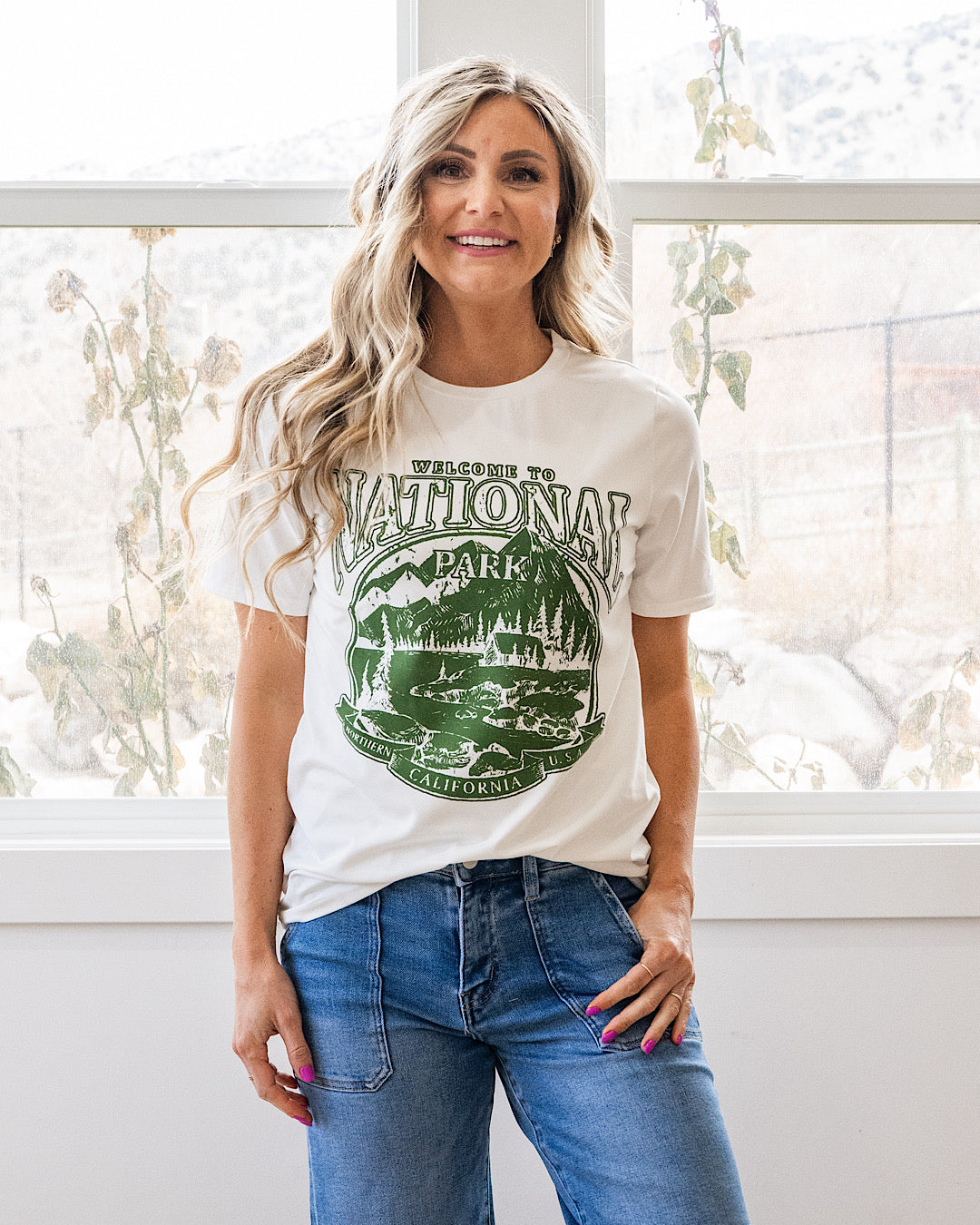 NEW! National Park Ivory Tee