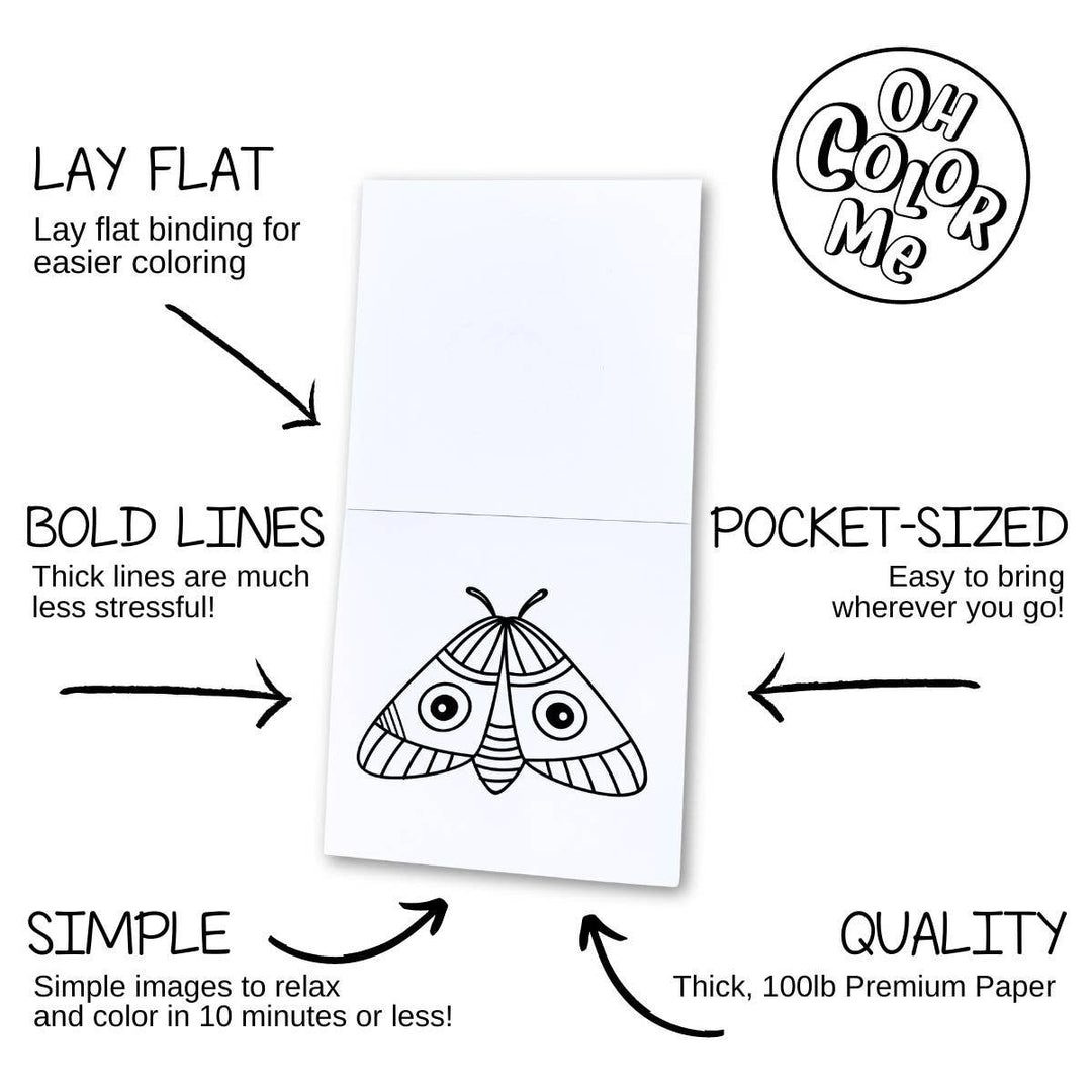 NEW! Mini Coloring Books - 3 Options Oh Color Me