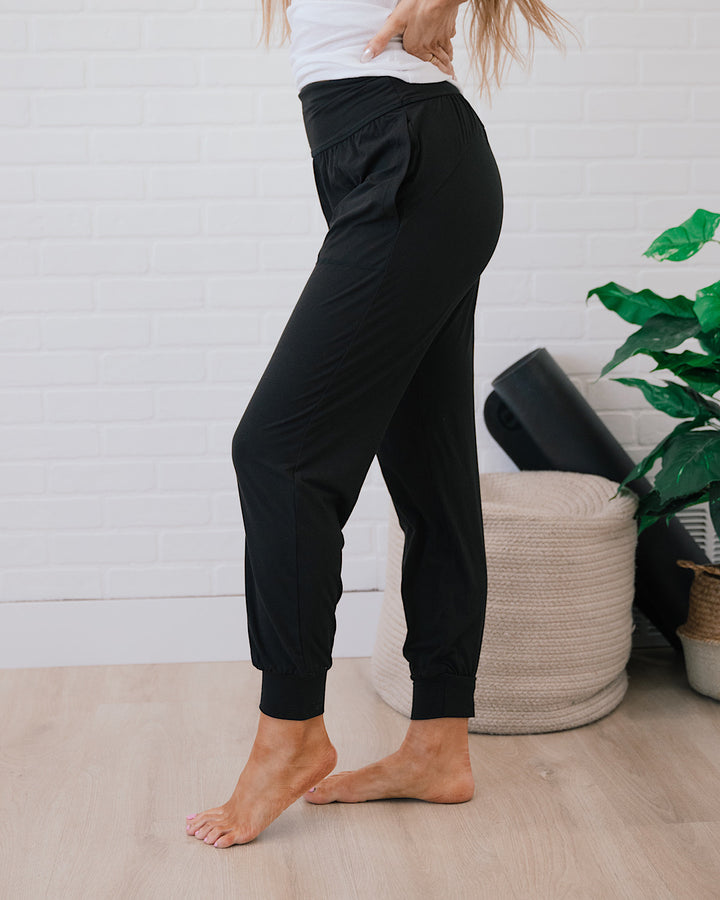 Yoga Joggers - Black  Rae Mode   