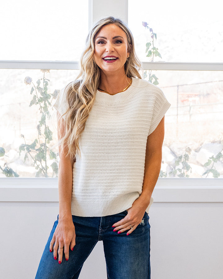 Blindsided Crochet Knit Top - Color Options Available!