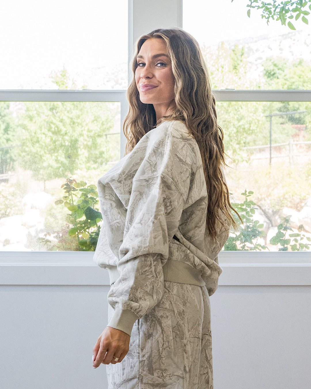 NEW! Gray Camo Sweatshirt Double Zero