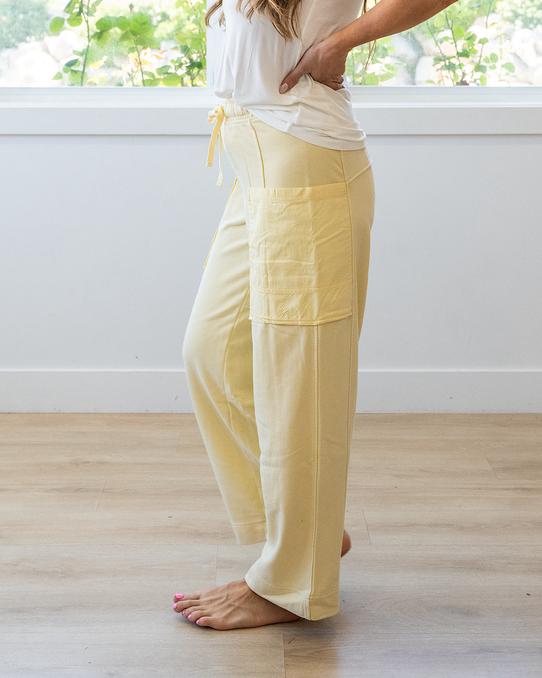 NEW! Rae Mode Terry Comfy Pants - Lemonilla