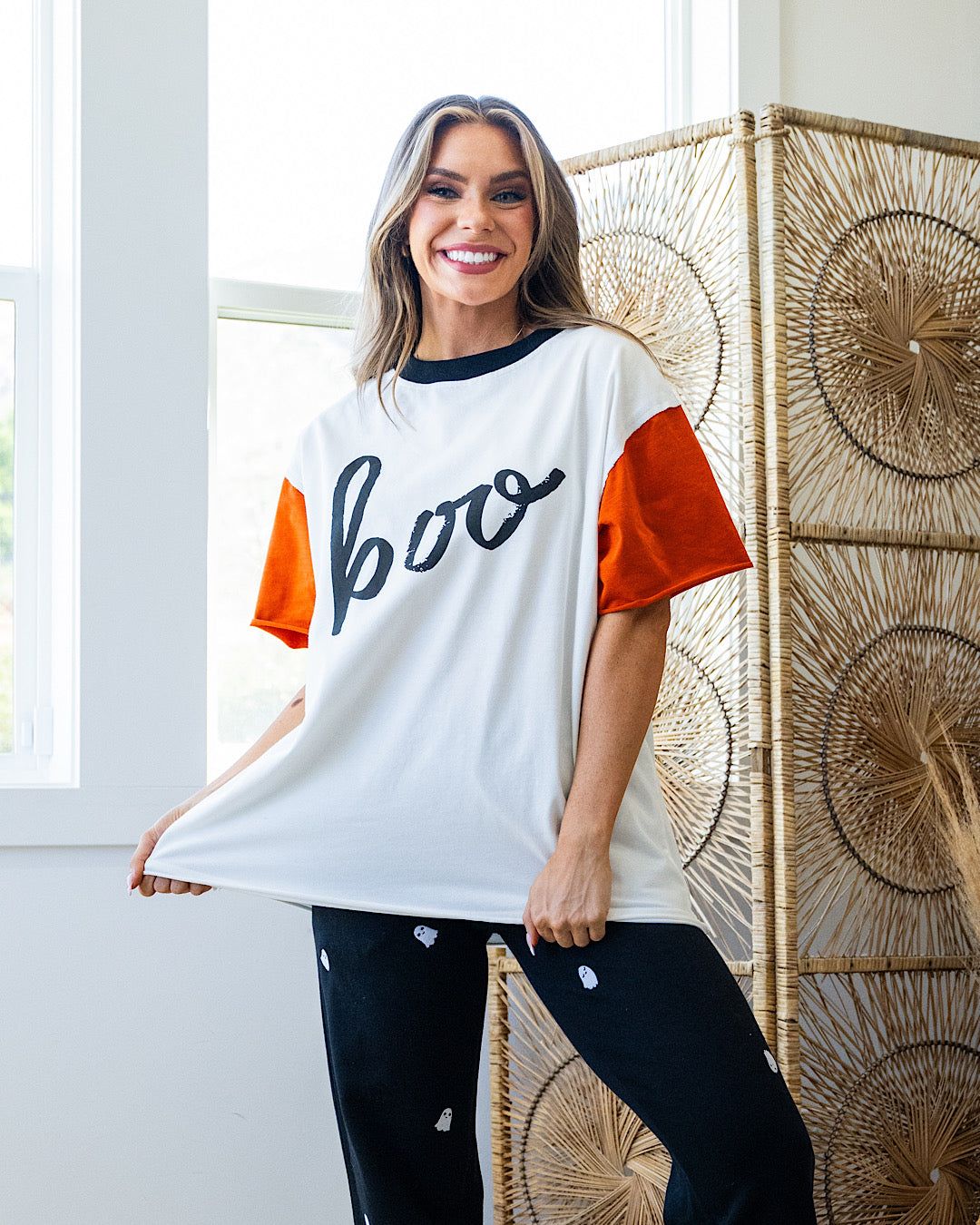 Ampersand Ave Hey Boo-tiful Boyfriend Tee FINAL SALE  Ampersand Ave   