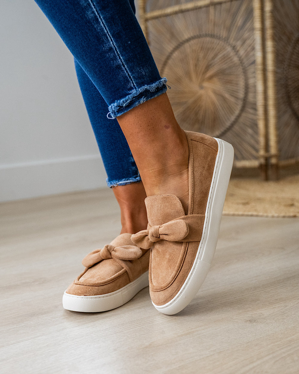NEW! Corkys Why Knot Slip On Sneakers - Camel Corkys Footwear