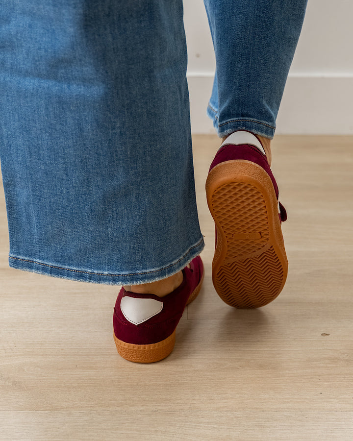 NEW! Corkys Calm Down Mary Jane Sneakers - Wine Corkys Footwear