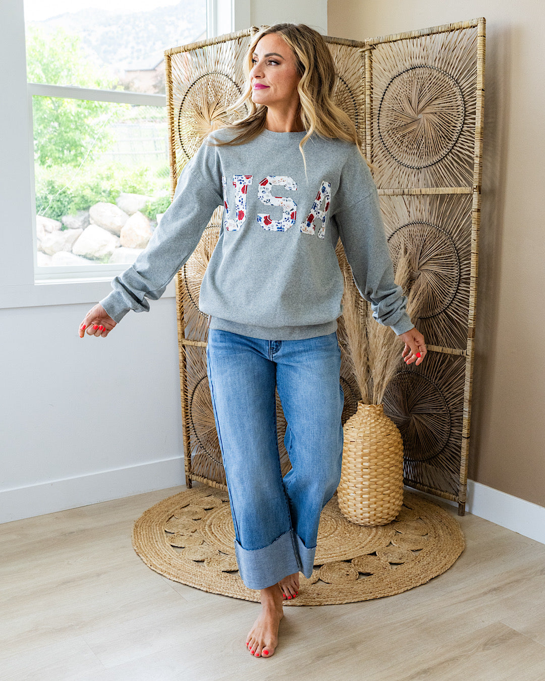 Ampersand Ave Miss Americana University Pullover Ampersand Ave