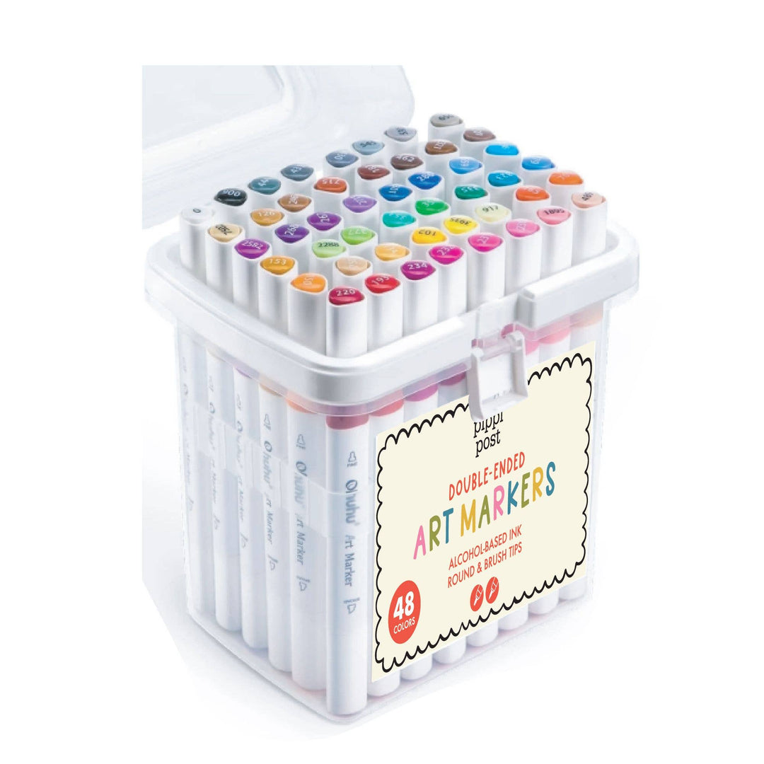 NEW! Dual Tip Art Markers Set by Pippi Post Pippi Post