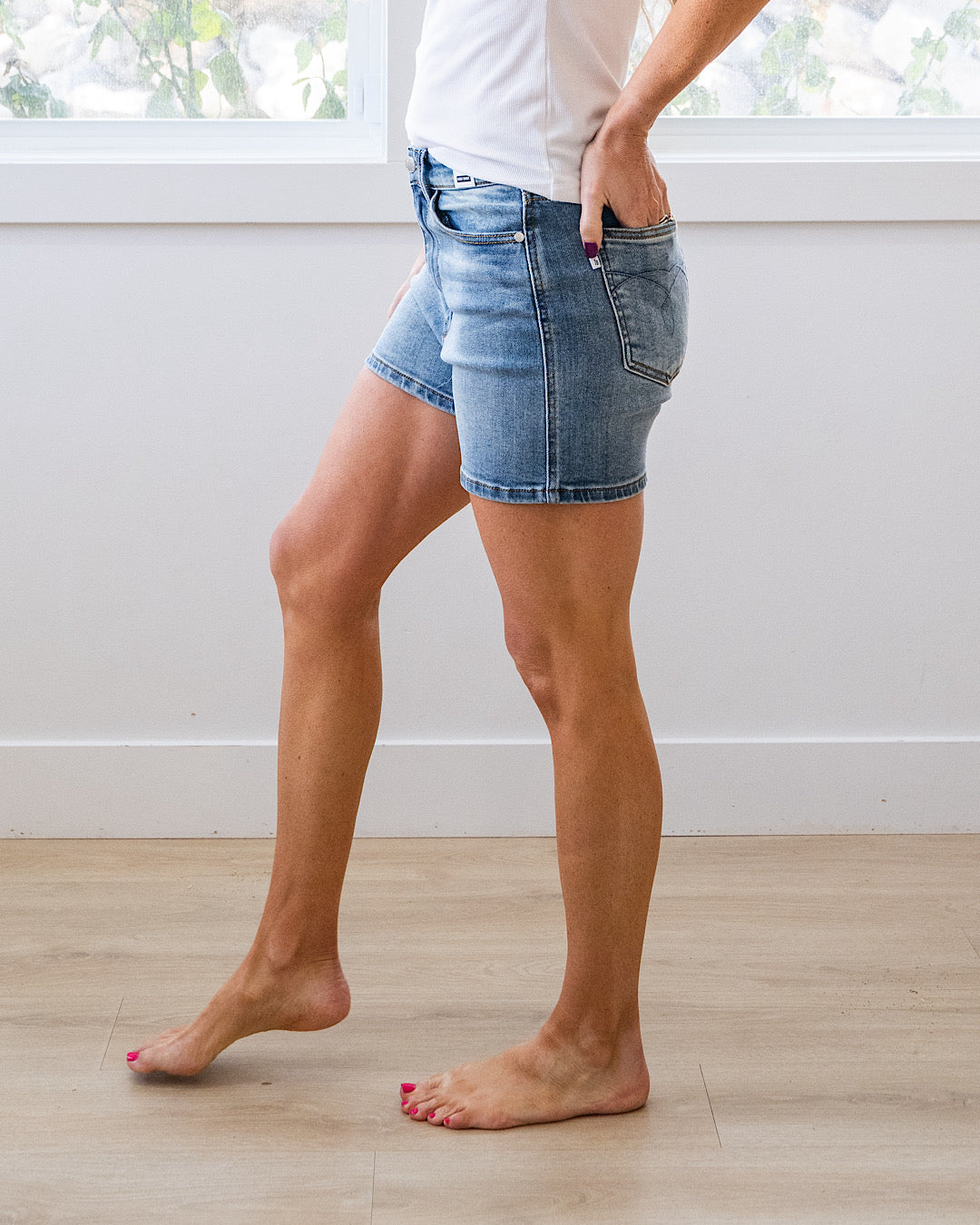 NEW! Judy Blue Don't Go Non Distressed Jean Shorts Judy Blue