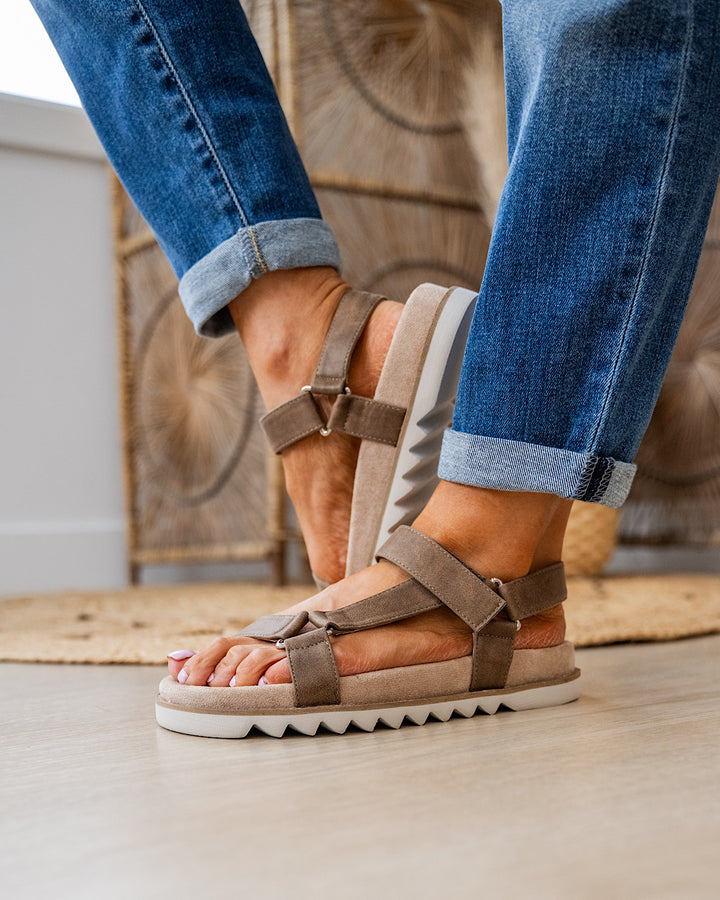 Corkys Give It a Go Sandals - Tan Corkys Footwear