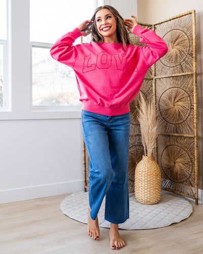 NEW! Love Pink Berry Sweatshirt