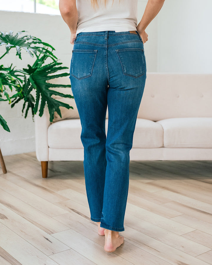 Judy Blue Darby Button Up Boyfriend Jeans  Judy Blue   