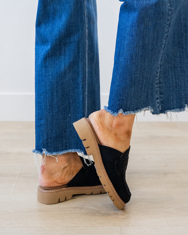 NEW! Corkys Get Lucky Slip On Loafers - Black