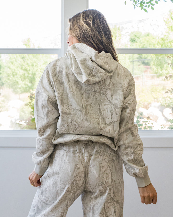 NEW! Gray Camo Hoodie Double Zero