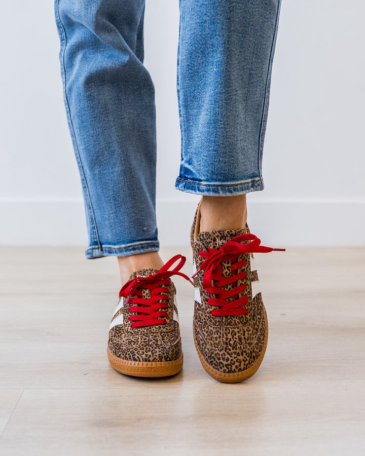 NEW! Corkys Heads Up Sneakers - Mini Leopard Corkys Footwear