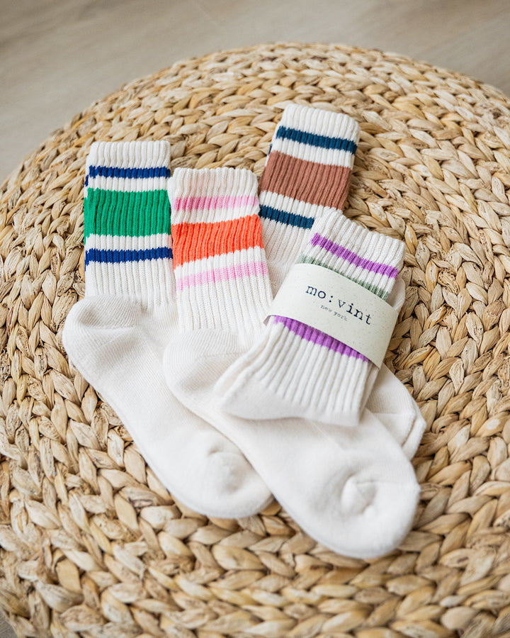 NEW! Varsity Stripe Long Socks - 4 Options