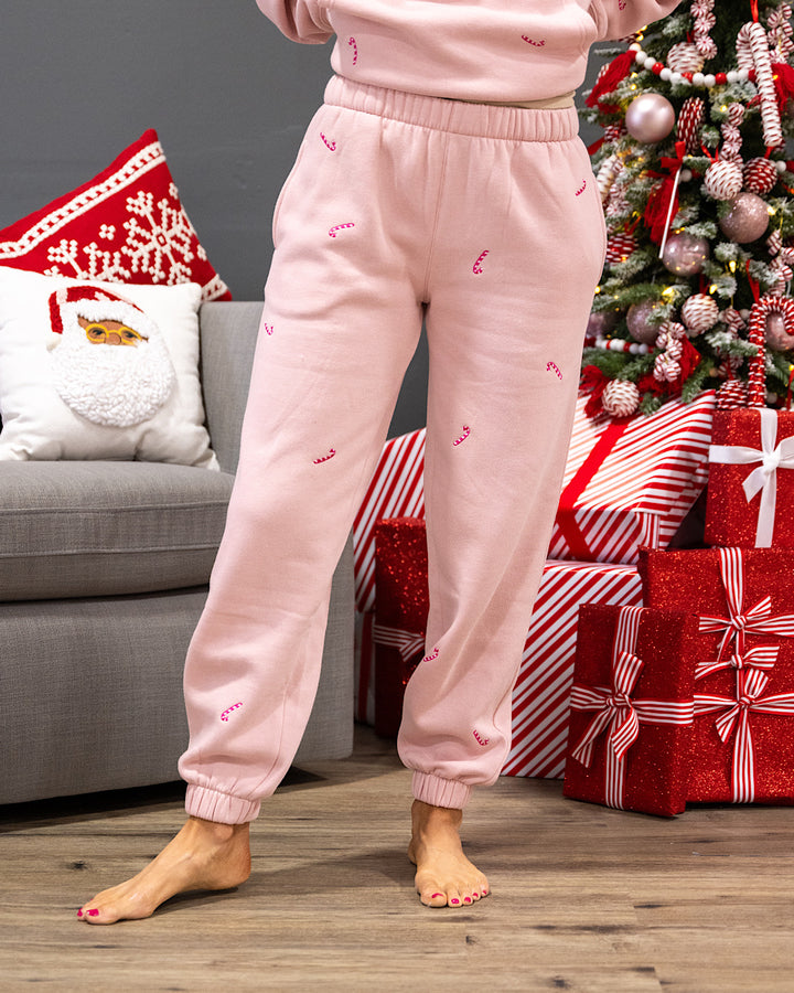 Ampersand Ave Signature Joggers - Candy Cane Lane FINAL SALE Ampersand Ave