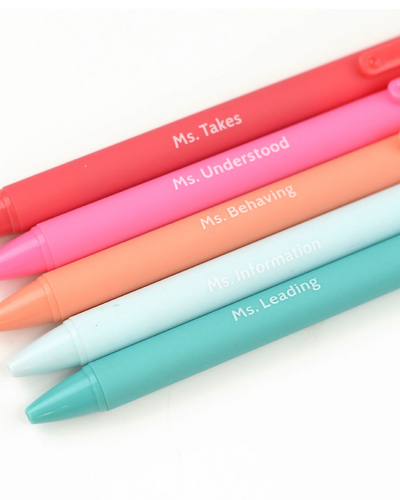 Pen Sets - 2 Options Mugsby One Size Favorite Teacher